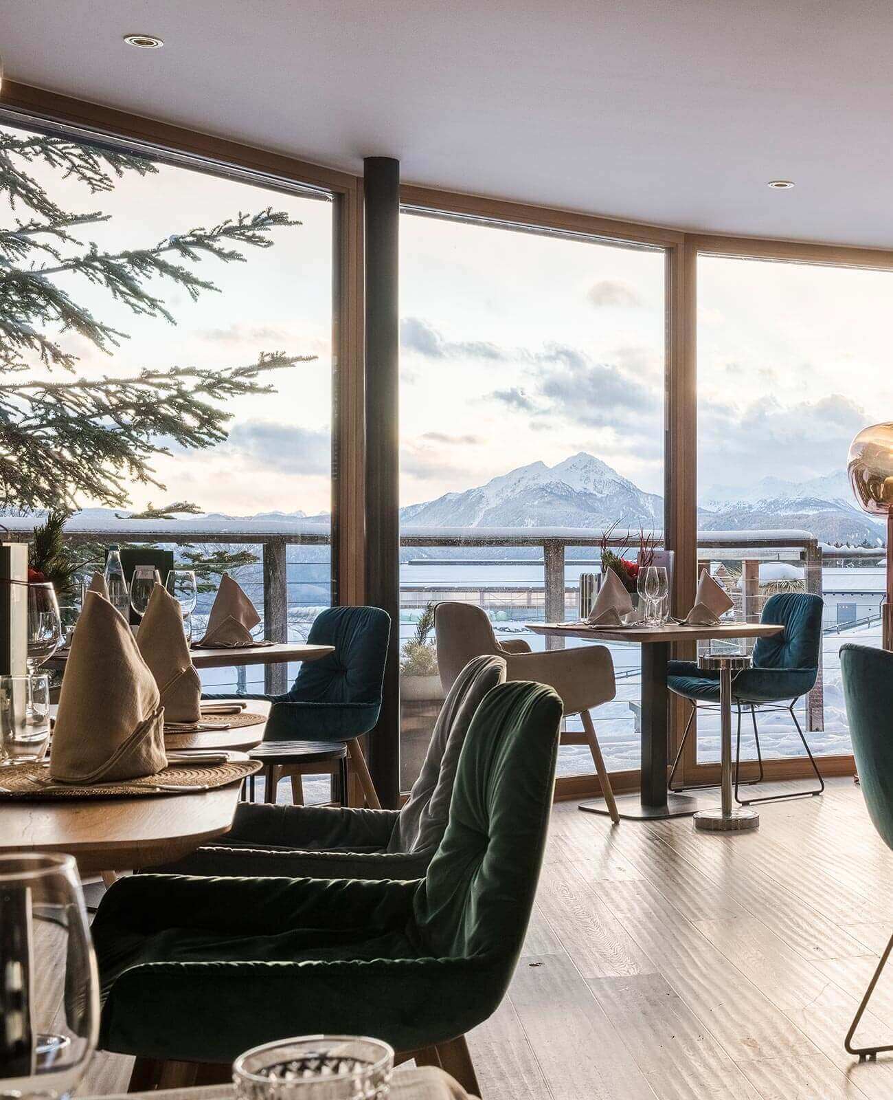 Sala da pranzo dell'Hotel Hizer