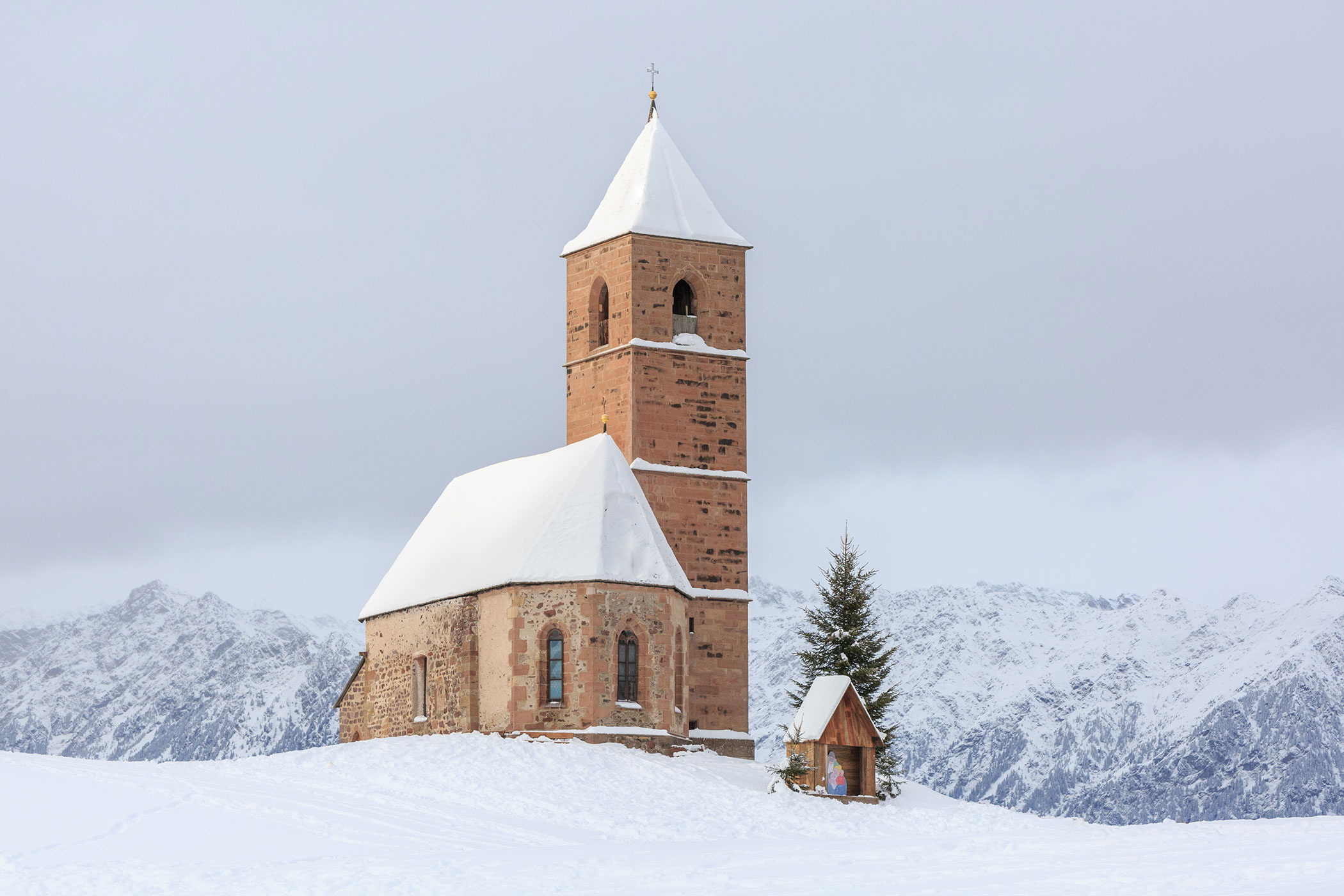 Church in Winter - Hotel Hrizer