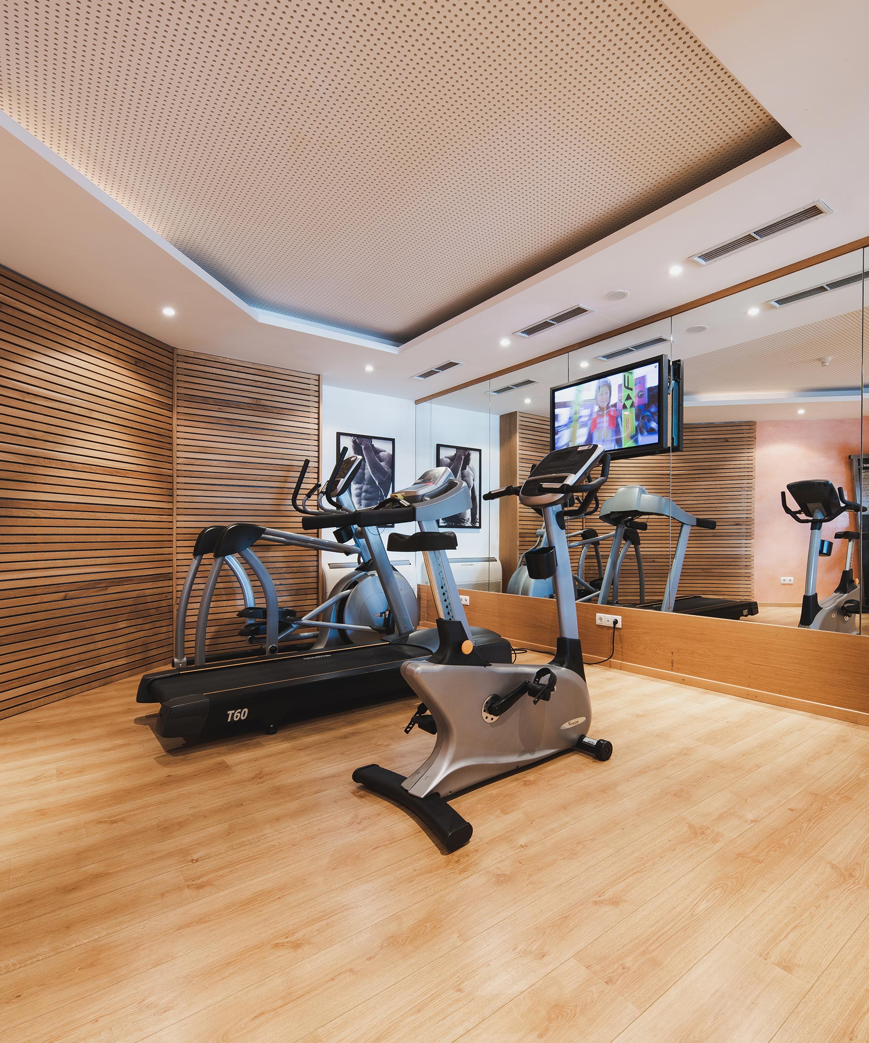 Fitness center in the hotel