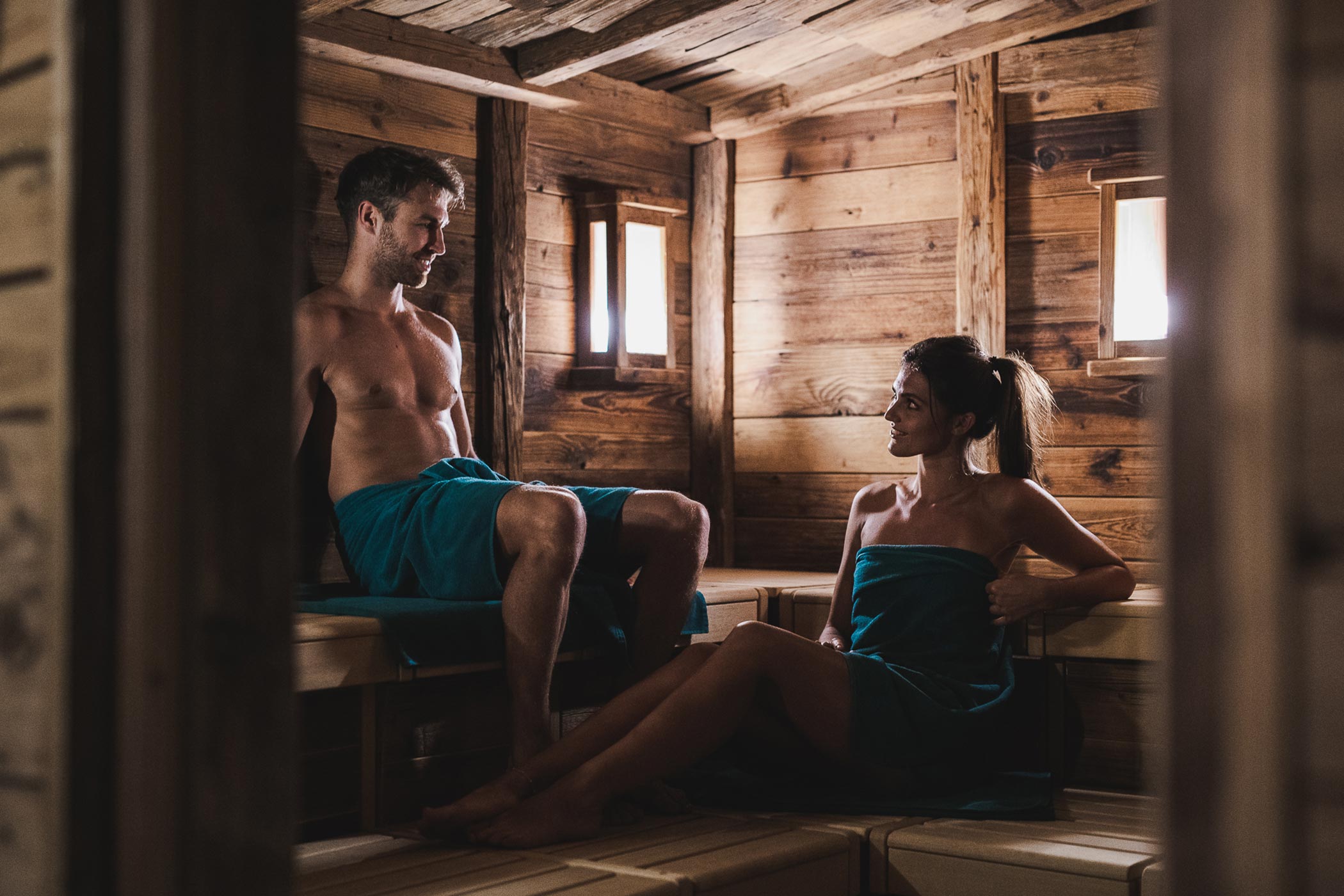Sauna im Hotel Hirzer